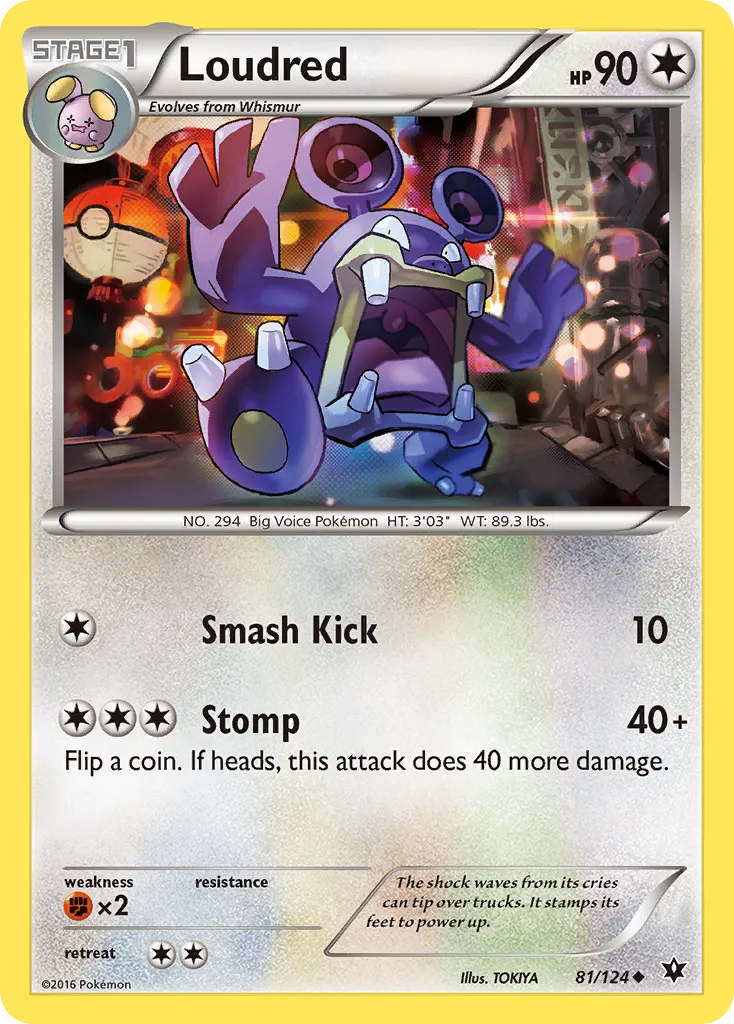 Loudred card image