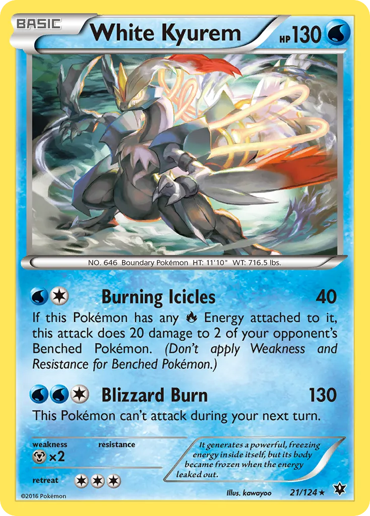 White Kyurem card image