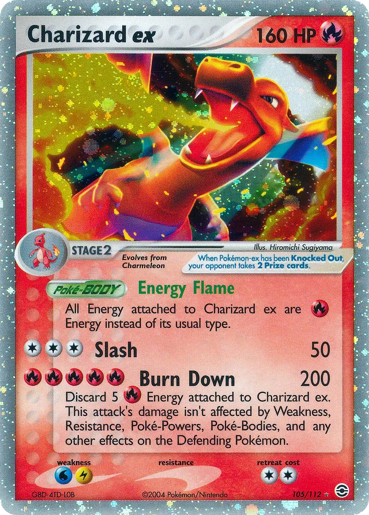 Charizard ex #105 card image