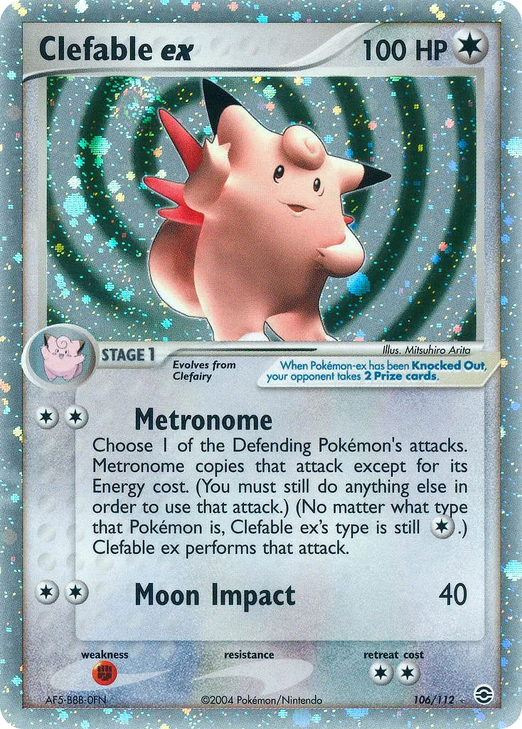 Clefable ex card image