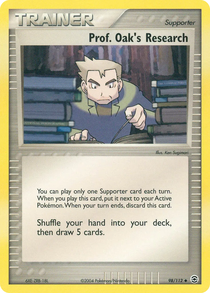 Prof. Oak's Research card image