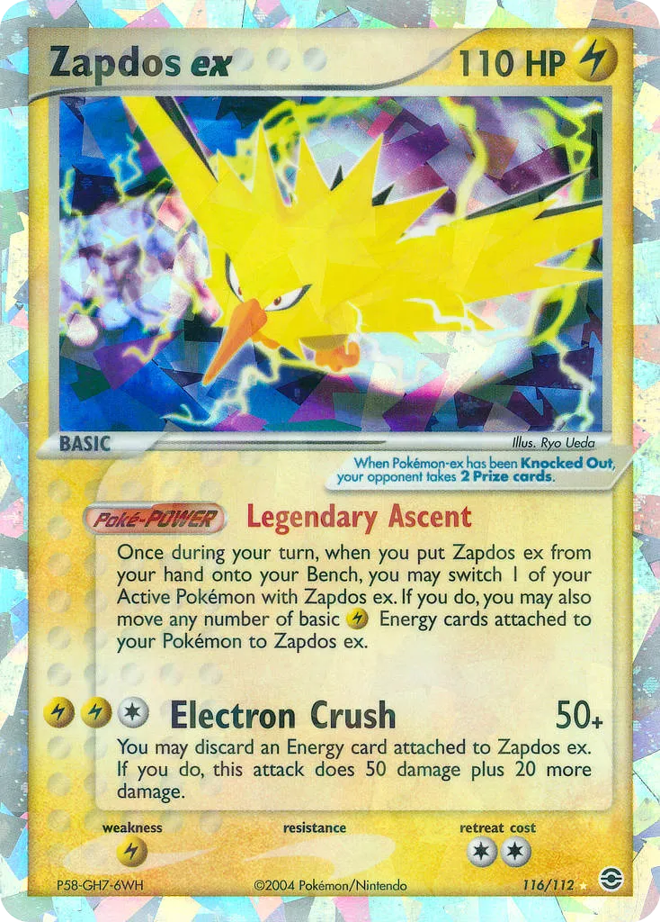 Zapdos ex #116 card image