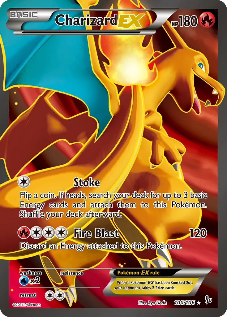 Charizard-EX #100 card image