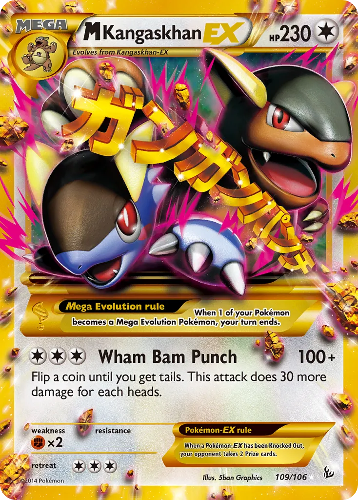 M Kangaskhan-EX #109 card image