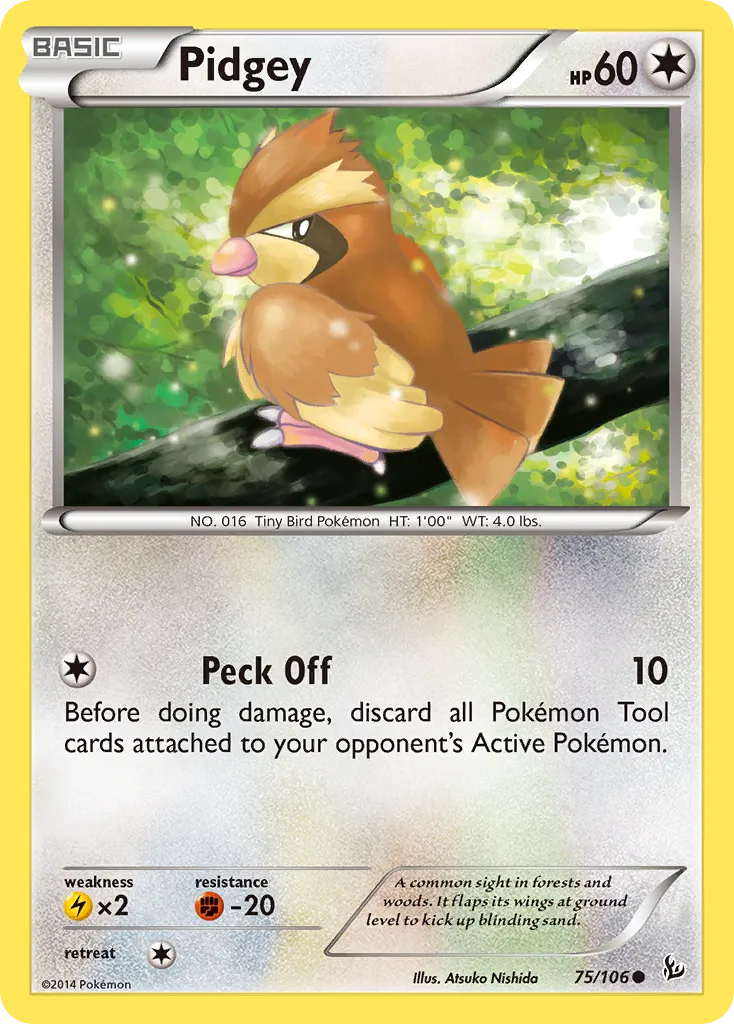 Pidgey card image