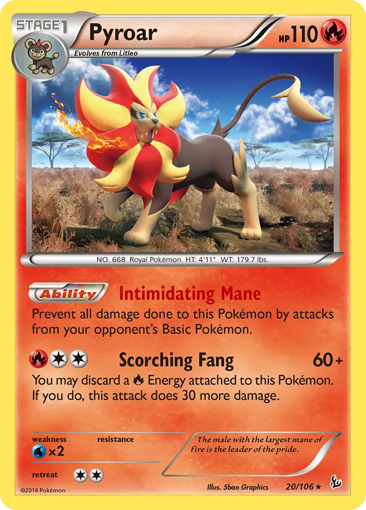 Pyroar card image