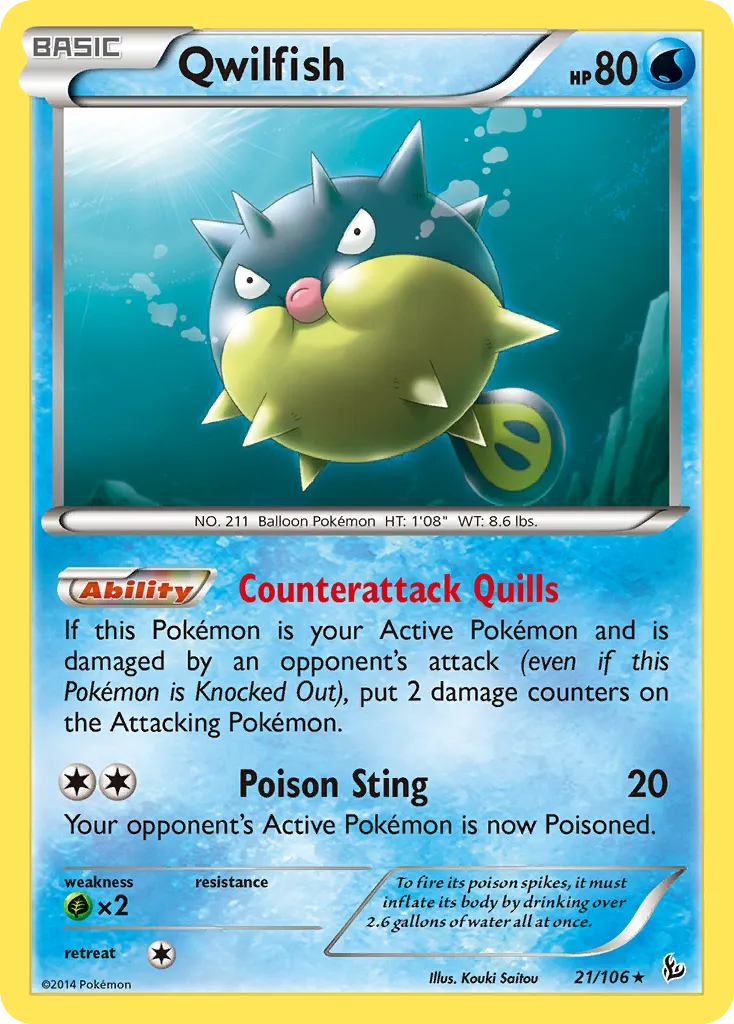 Qwilfish card image