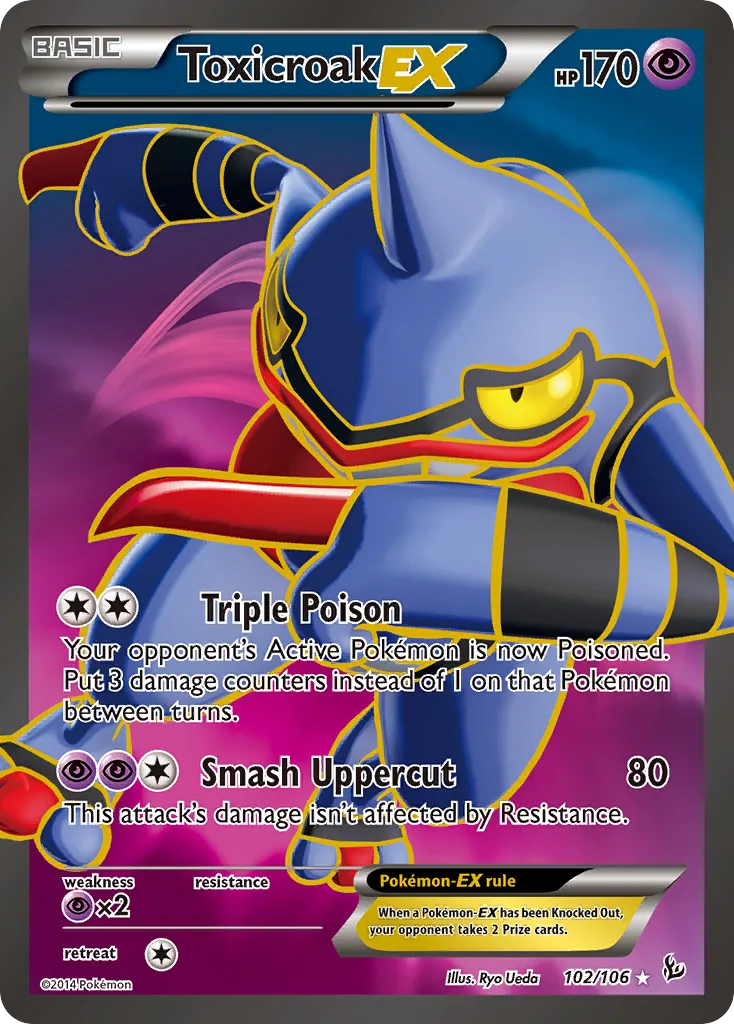 Toxicroak-EX card image