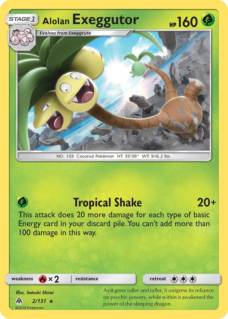 Alolan Exeggutor card image