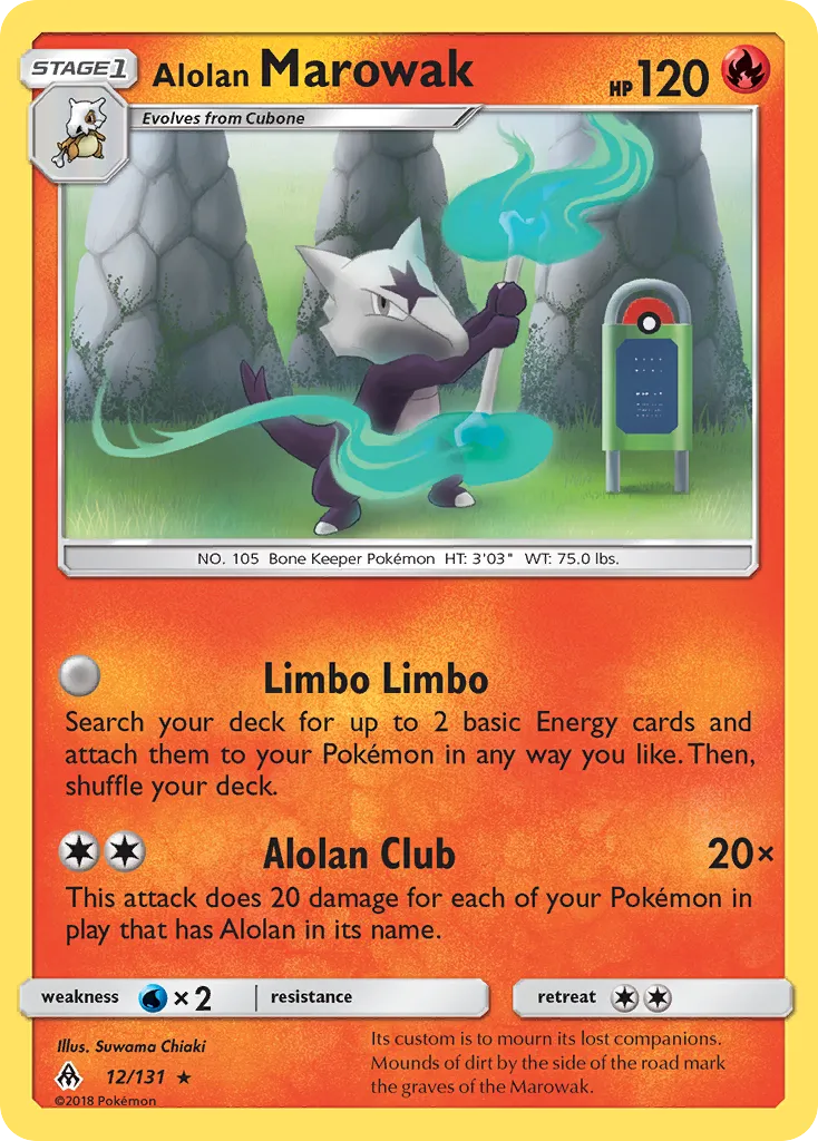 Alolan Marowak card image