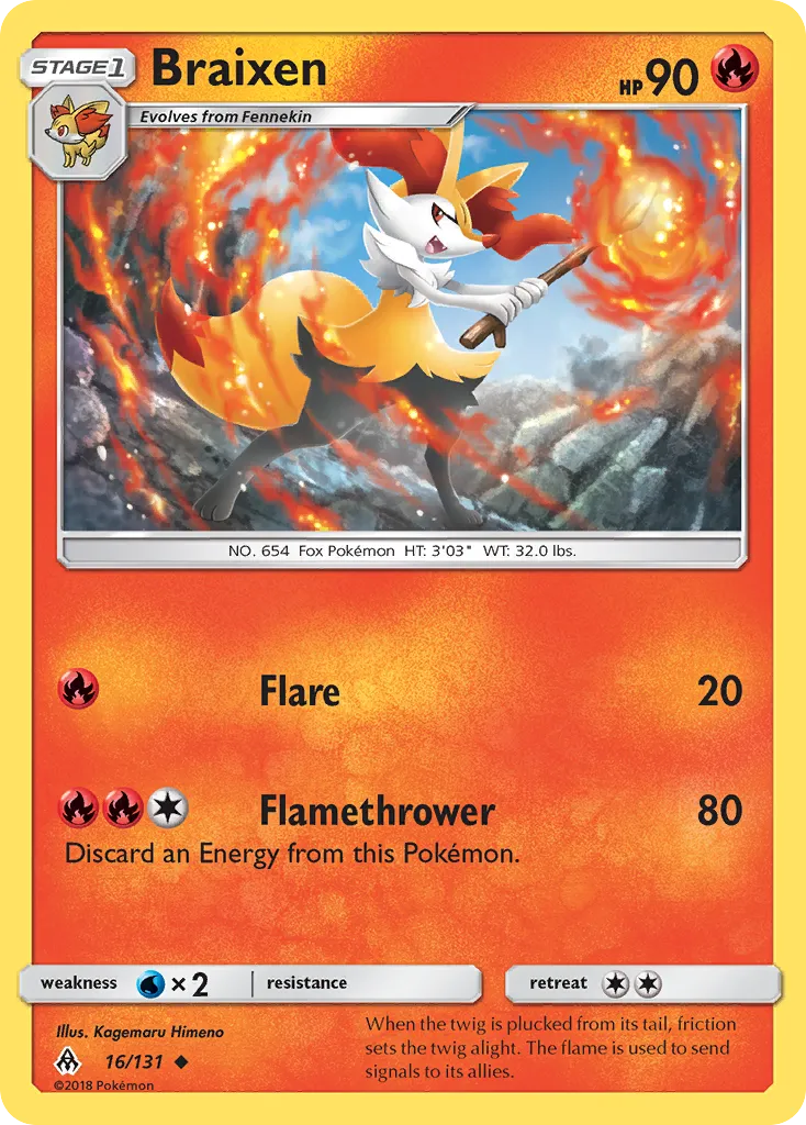 Braixen card image