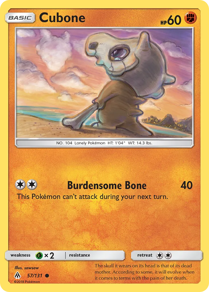 Cubone card image