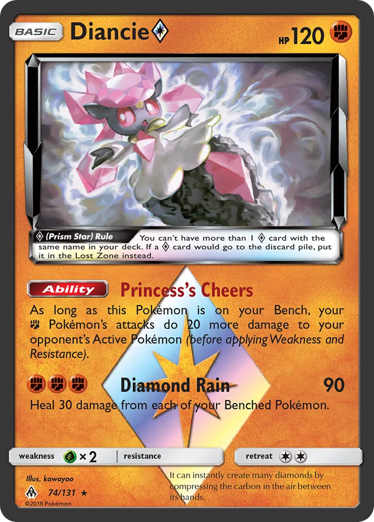 Diancie Prism Star card image