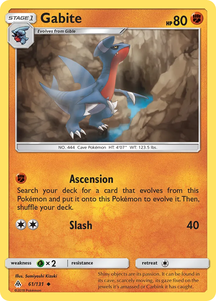 Gabite card image