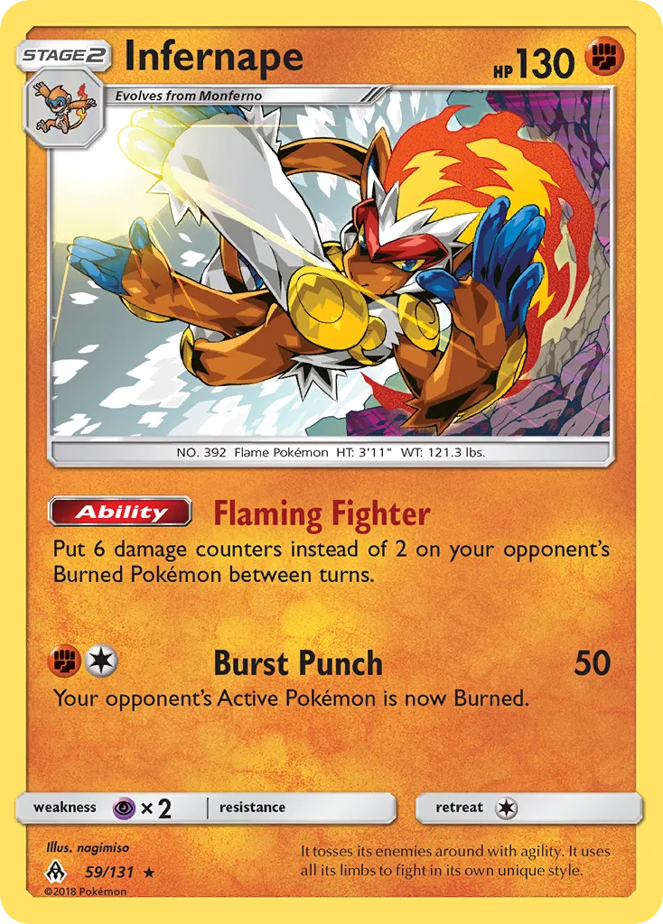Infernape card image