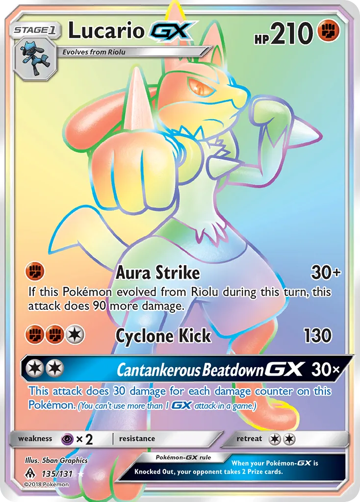 Lucario-GX #135 card image