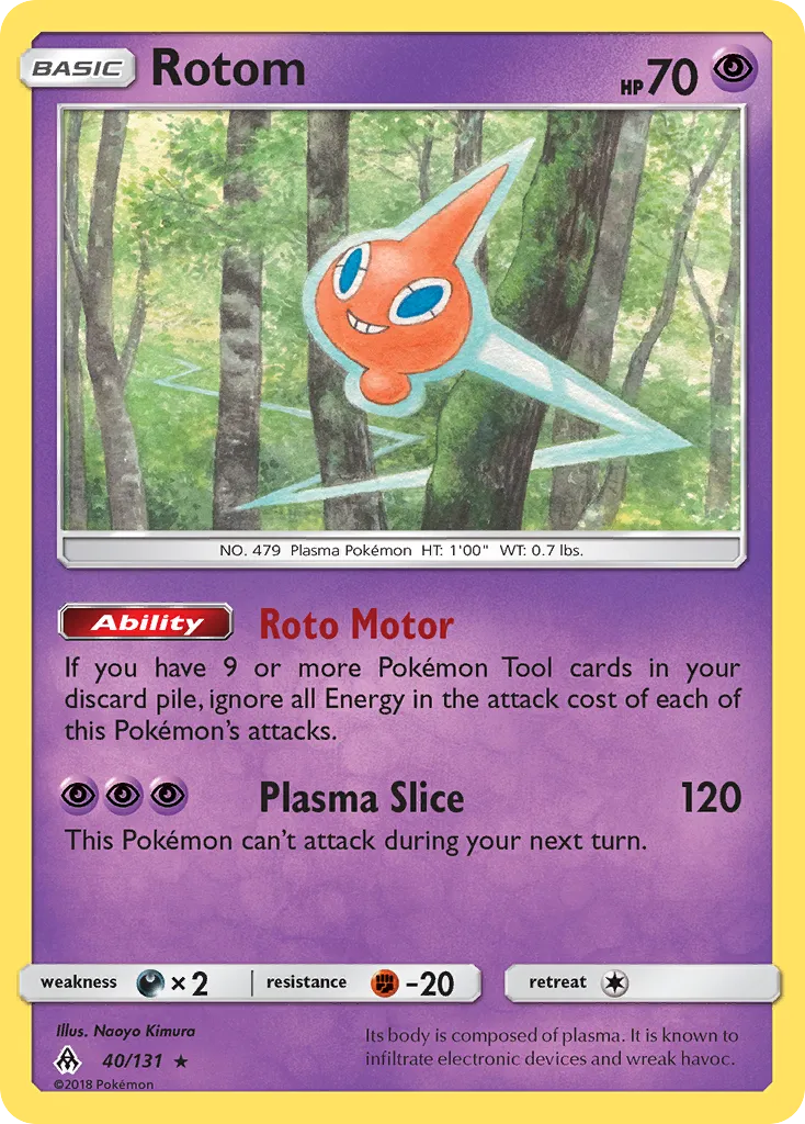 Rotom card image