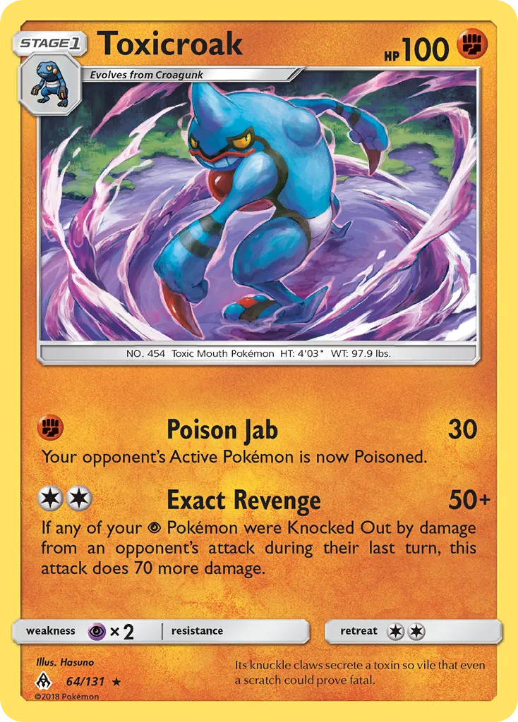 Toxicroak card image
