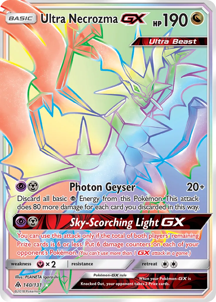 Ultra Necrozma-GX #140 card image