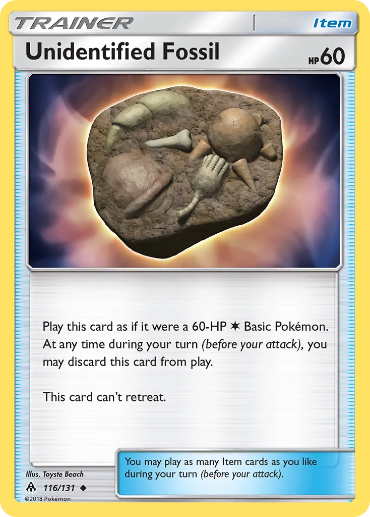Unidentified Fossil card image