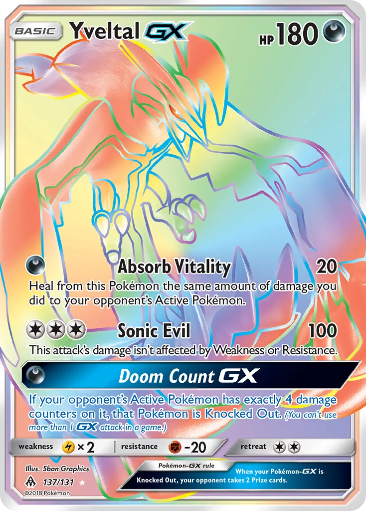 Yveltal-GX #137 card image