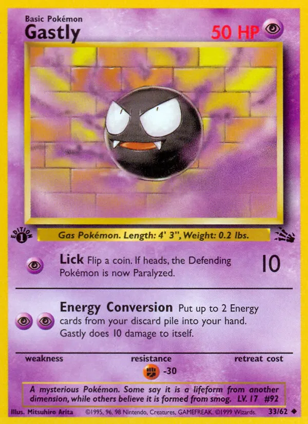 Gastly card image