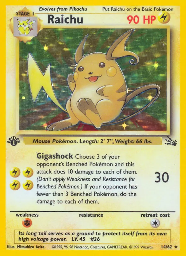 Raichu #14 card image