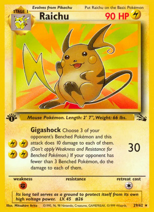 Raichu card image