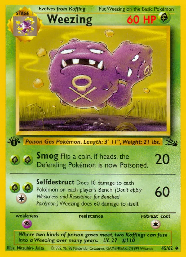 Weezing card image