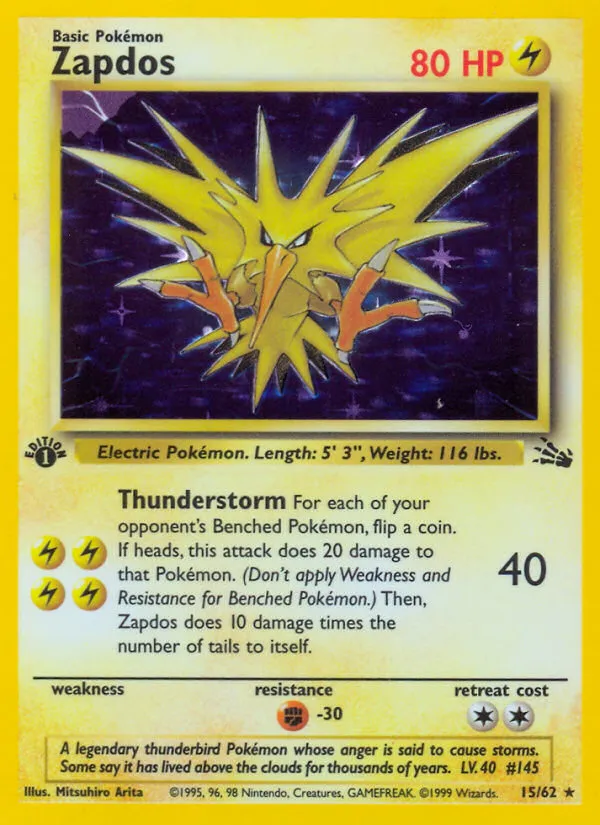 Zapdos #15 card image