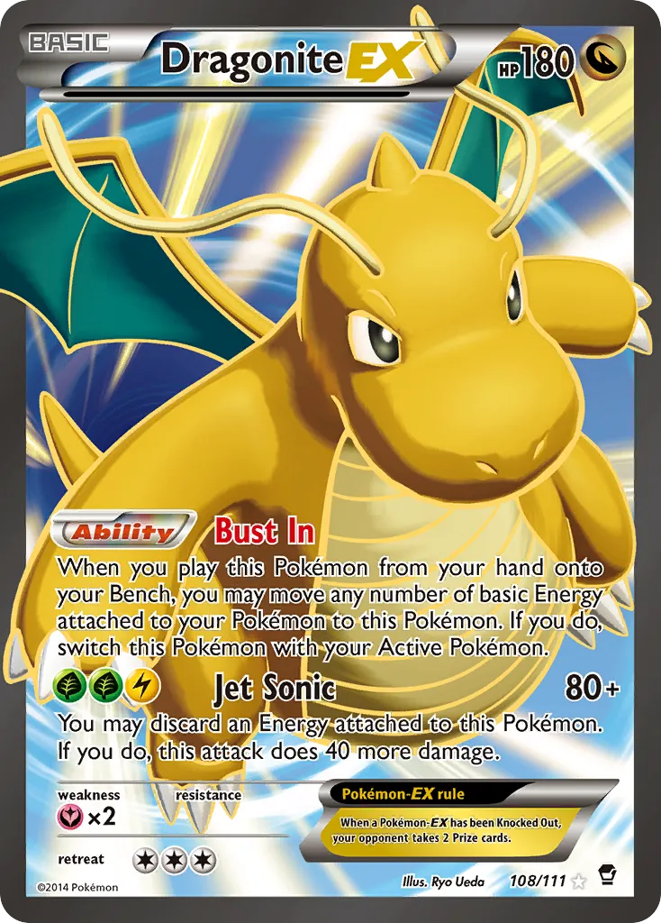 Dragonite-EX #108 card image