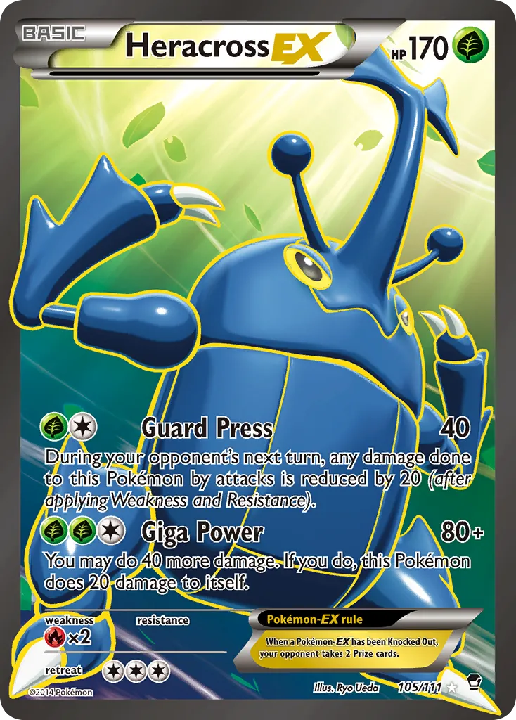 Heracross-EX #105 card image