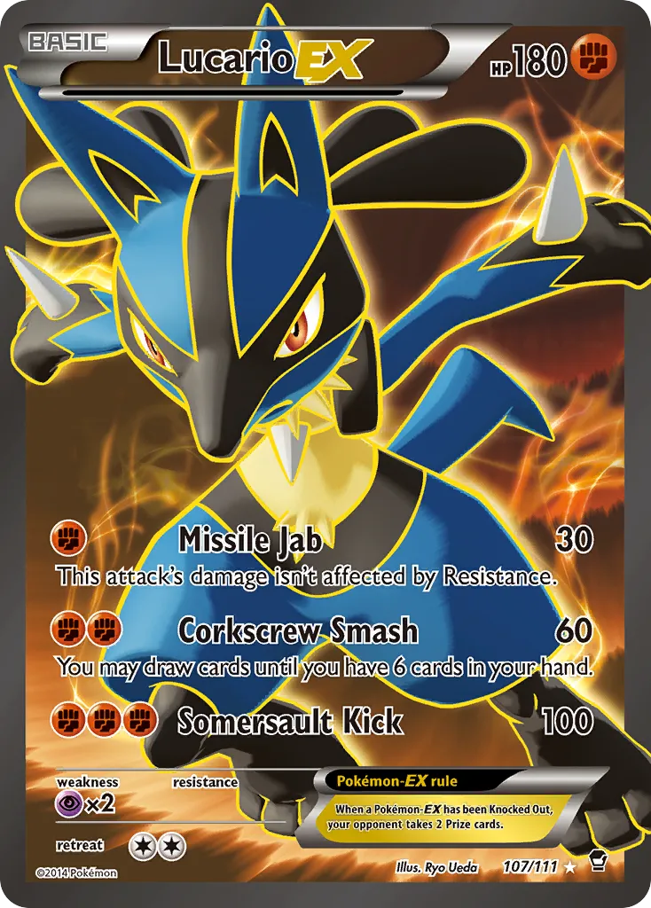 Lucario-EX #107 card image
