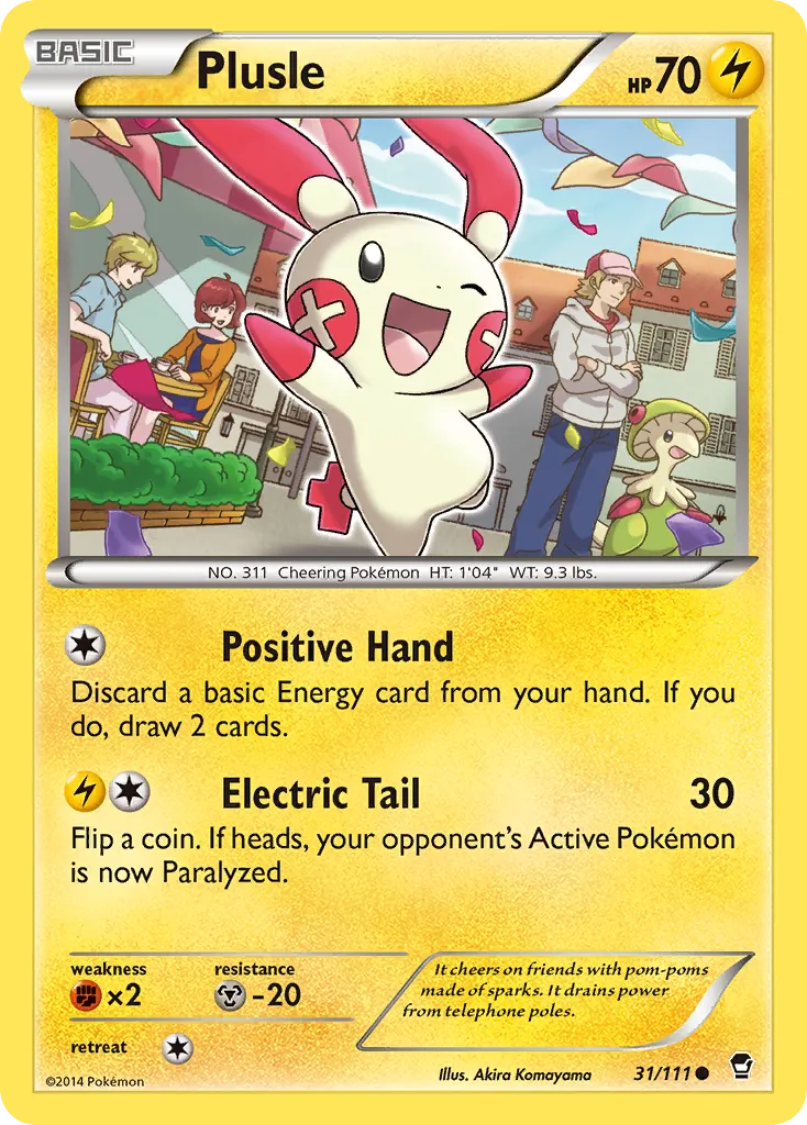 Plusle card image