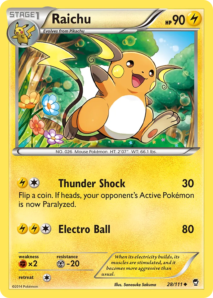 Raichu card image