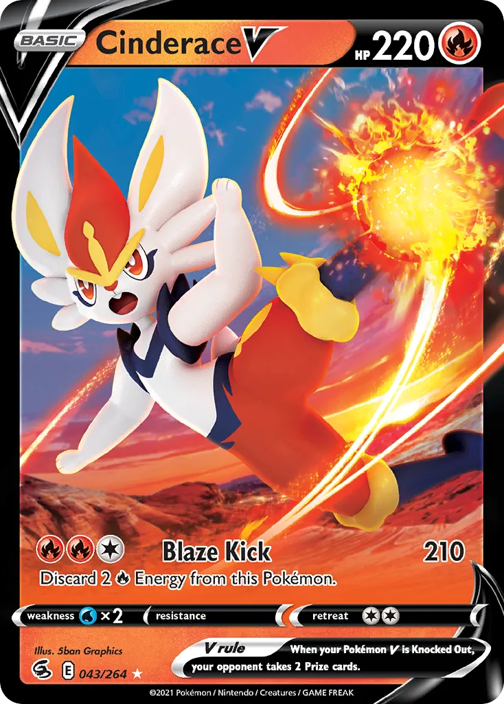 Cinderace V card image