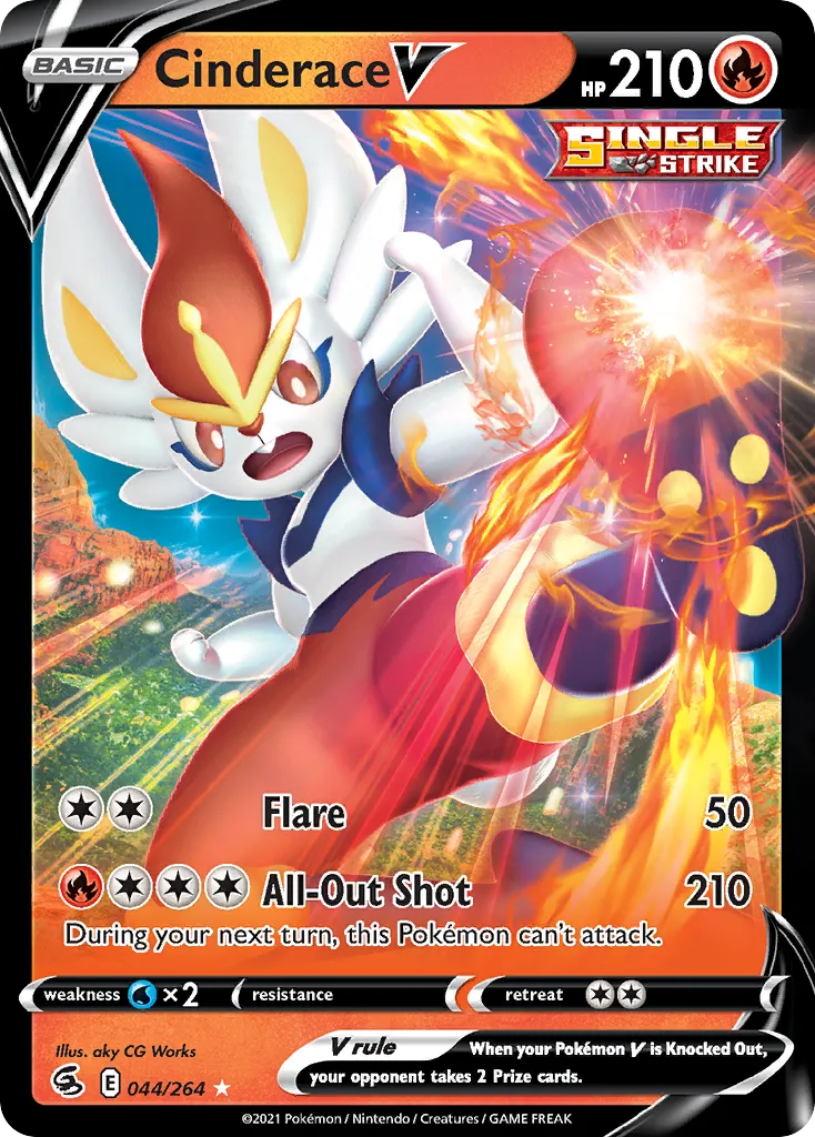Cinderace V card image