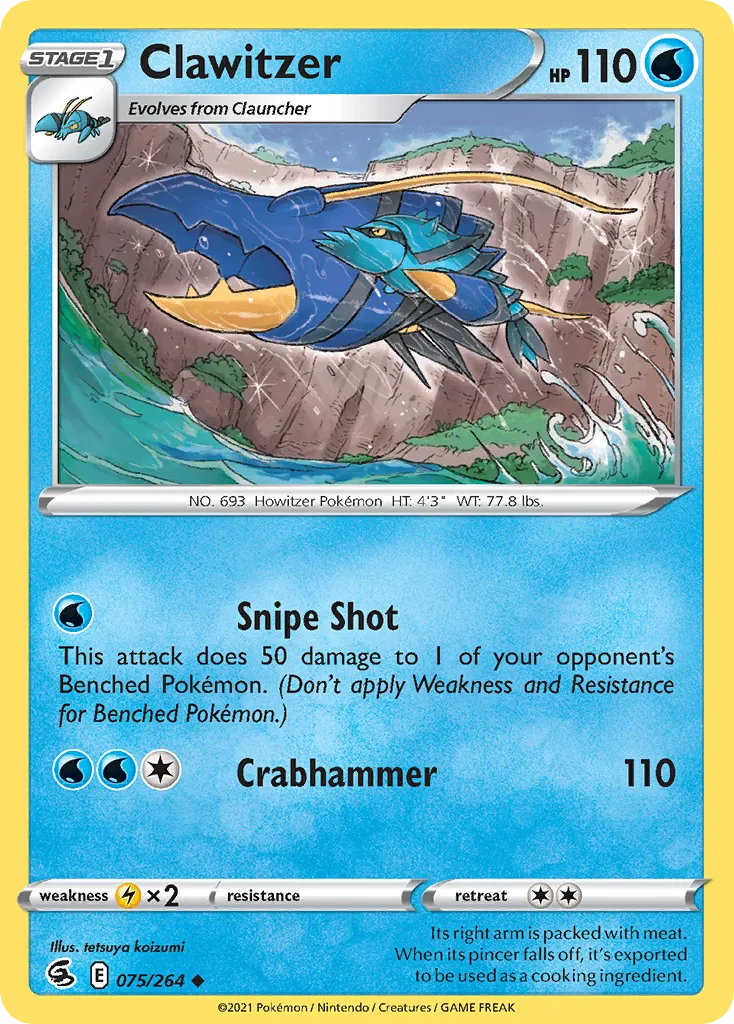 Clawitzer card image
