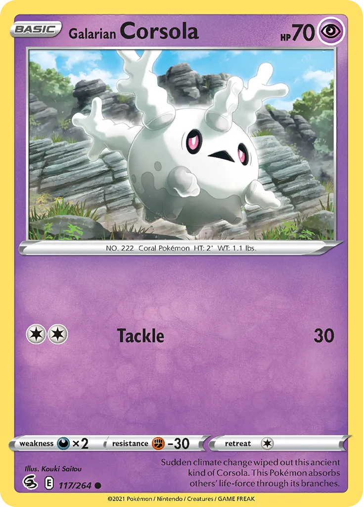 Galarian Corsola card image