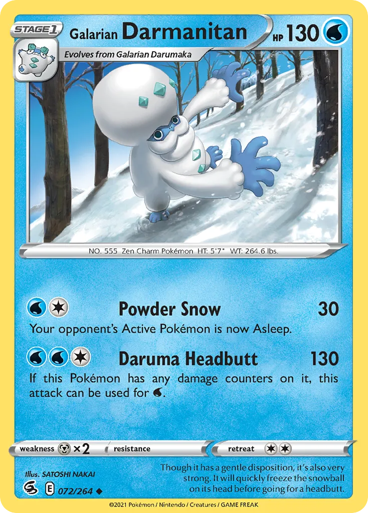 Galarian Darmanitan card image