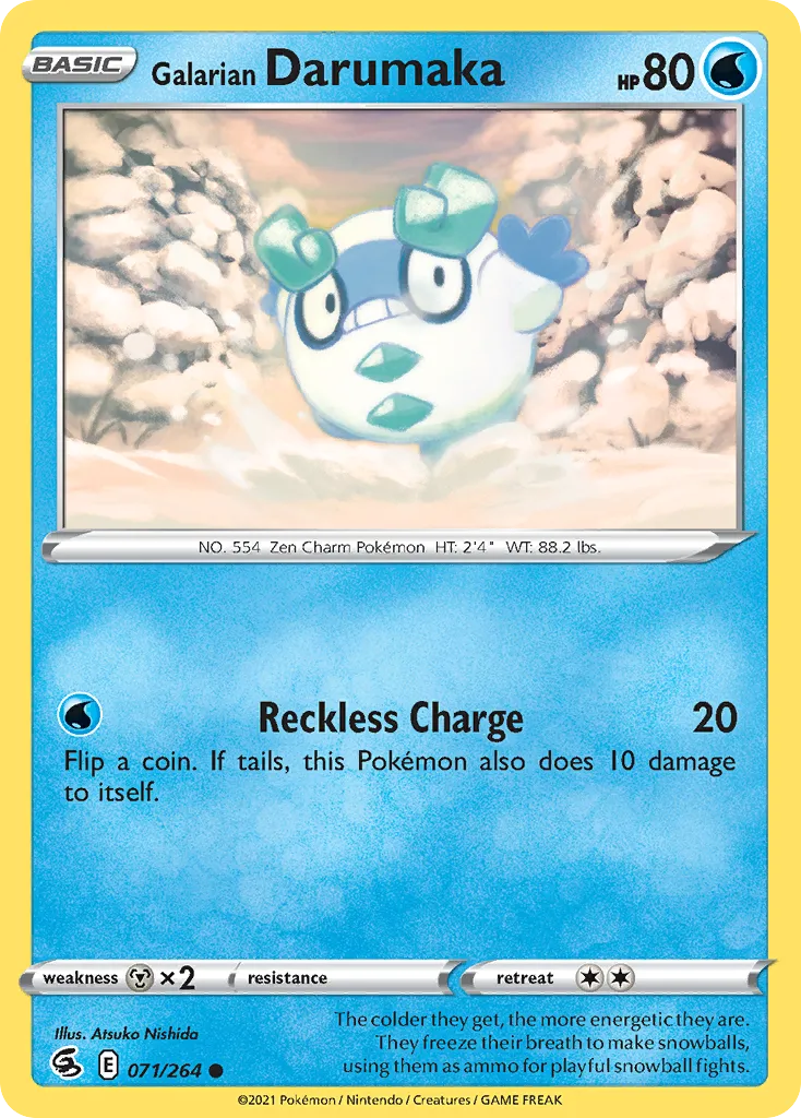 Galarian Darumaka card image