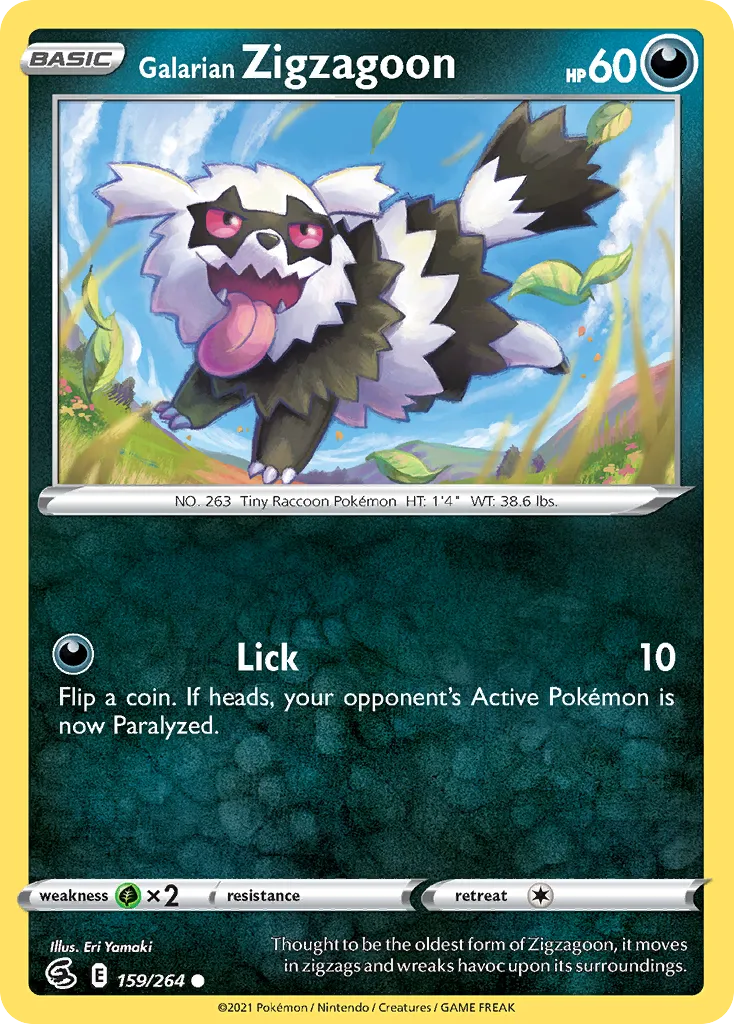 Galarian Zigzagoon card image