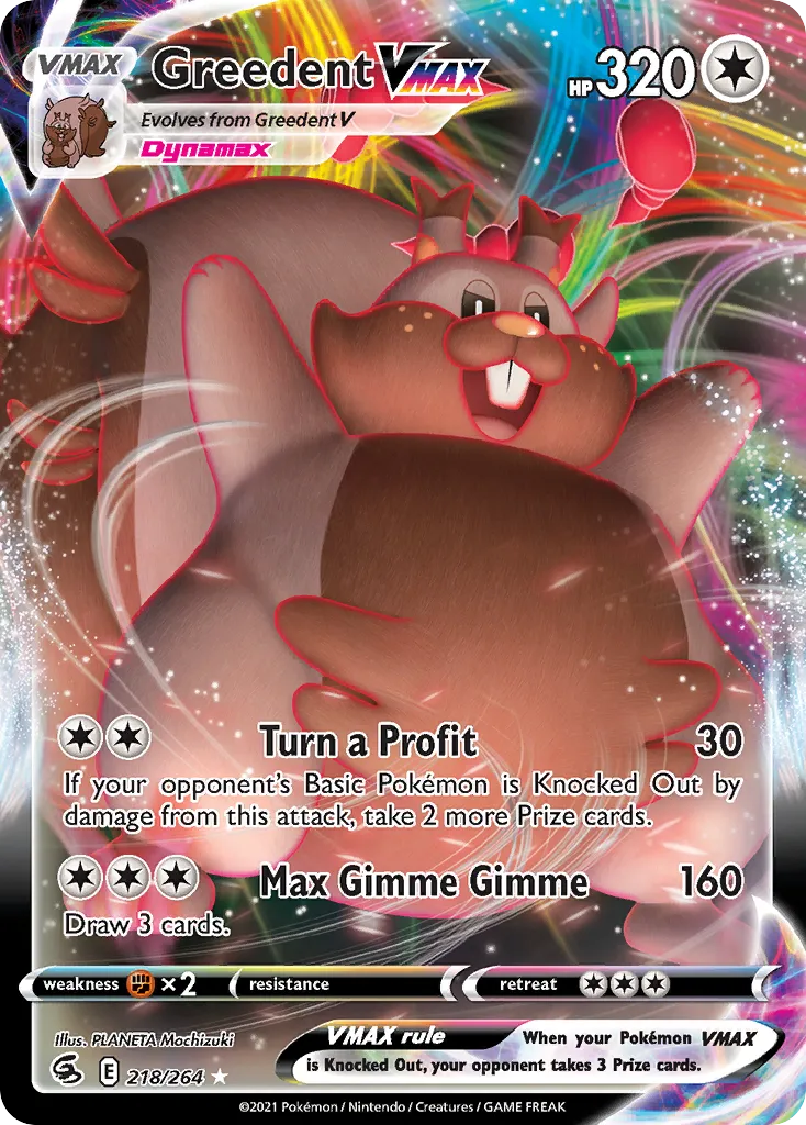 Greedent VMAX card image