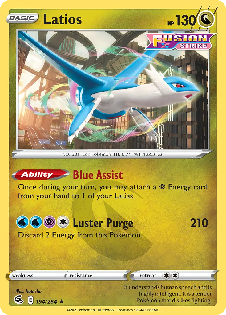 Latios card image