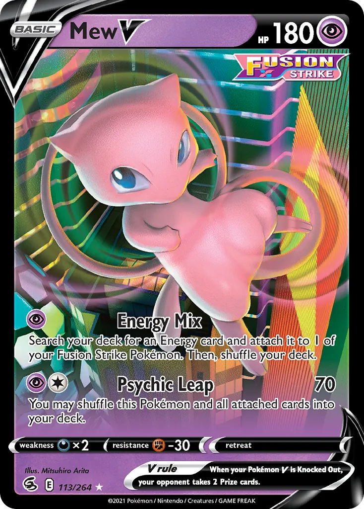 Mew V card image