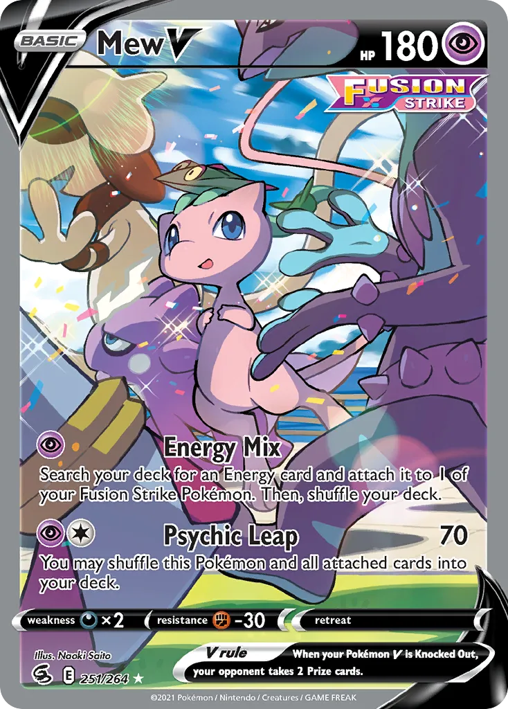 Mew V #251 card image