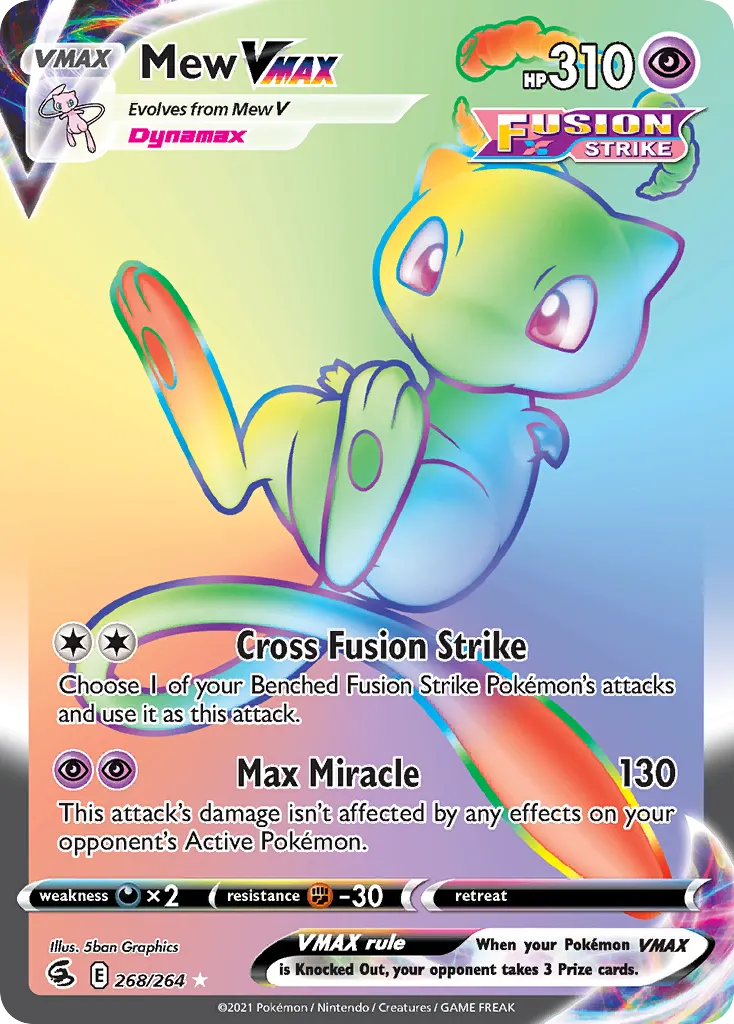 Mew VMAX #268 card image