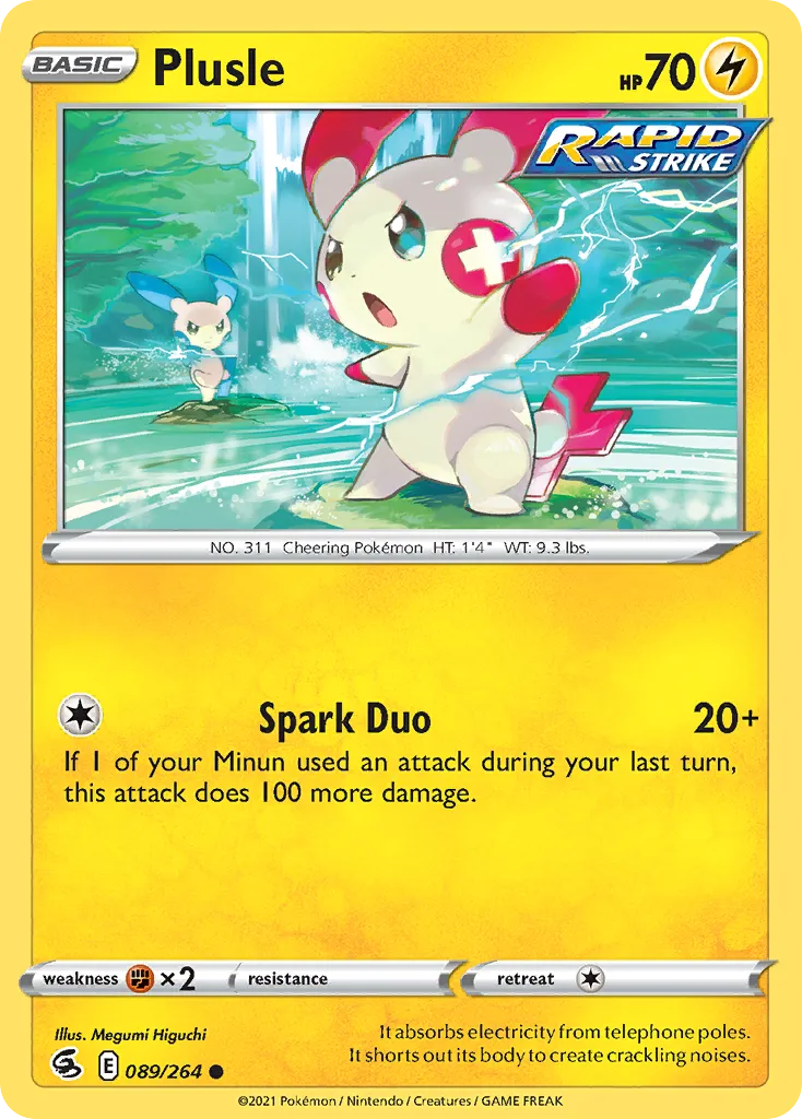 Plusle card image