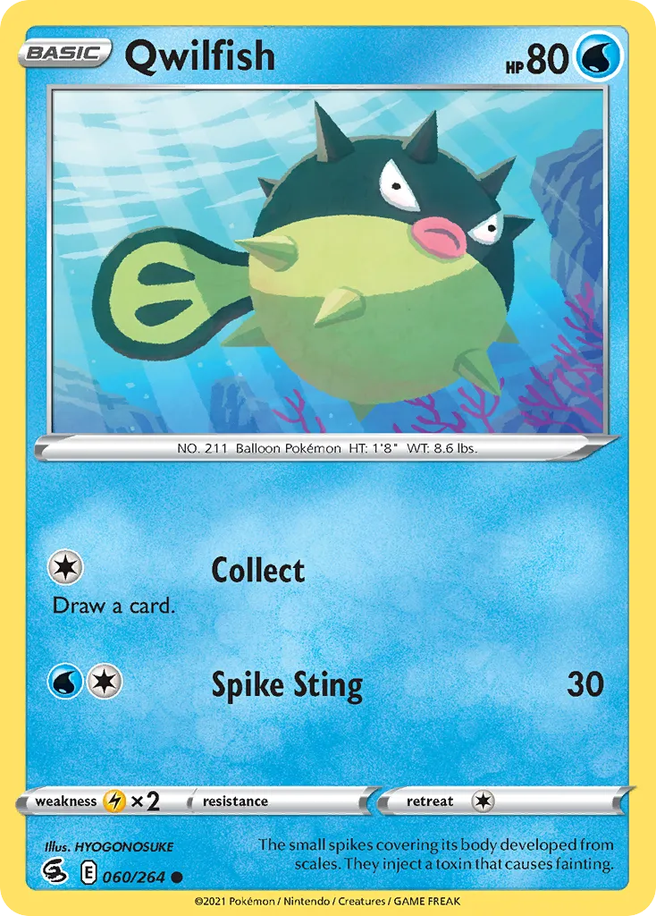 Qwilfish card image