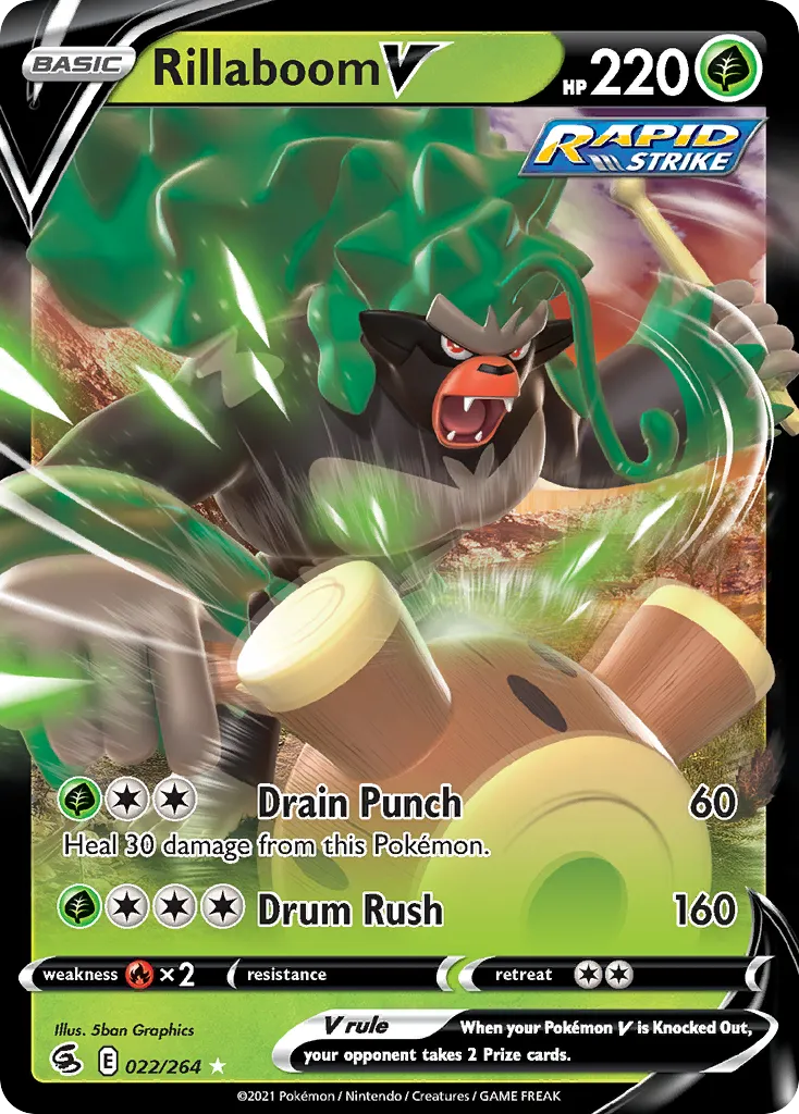 Rillaboom V card image
